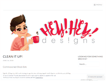 Tablet Screenshot of heyheydesigns.com